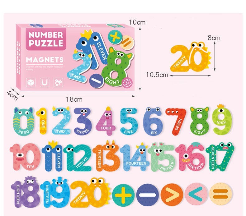 Magnets Puzzle - 數字主題系列