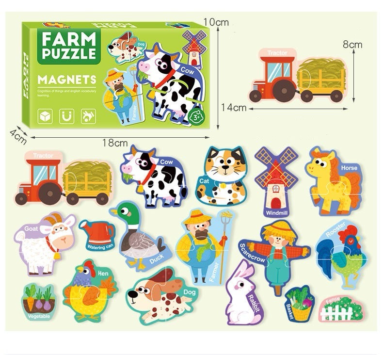 Magnets Puzzle - 農場主題系列
