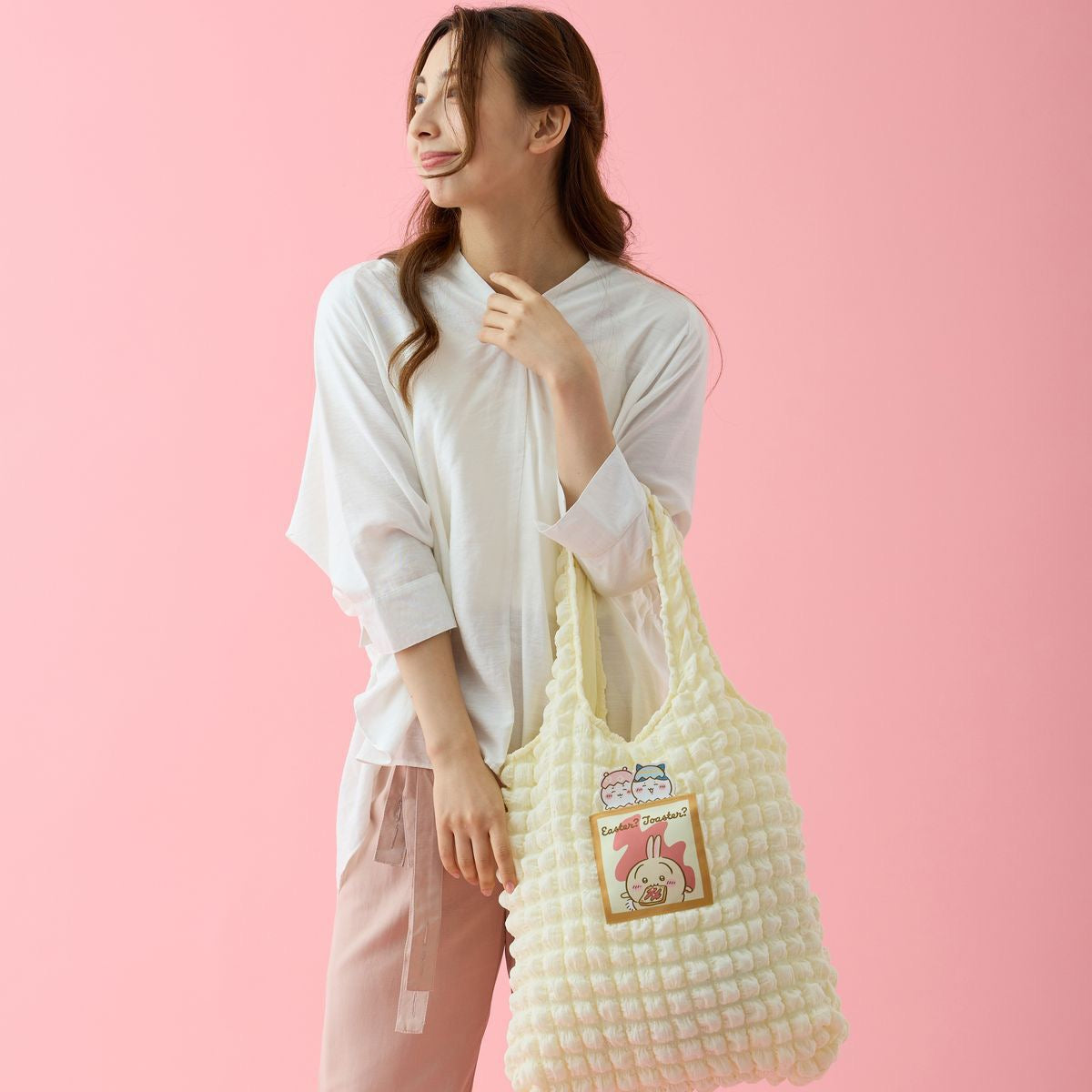 日本直送🇯🇵Chiikawa雲朵單肩/手提袋(白色)