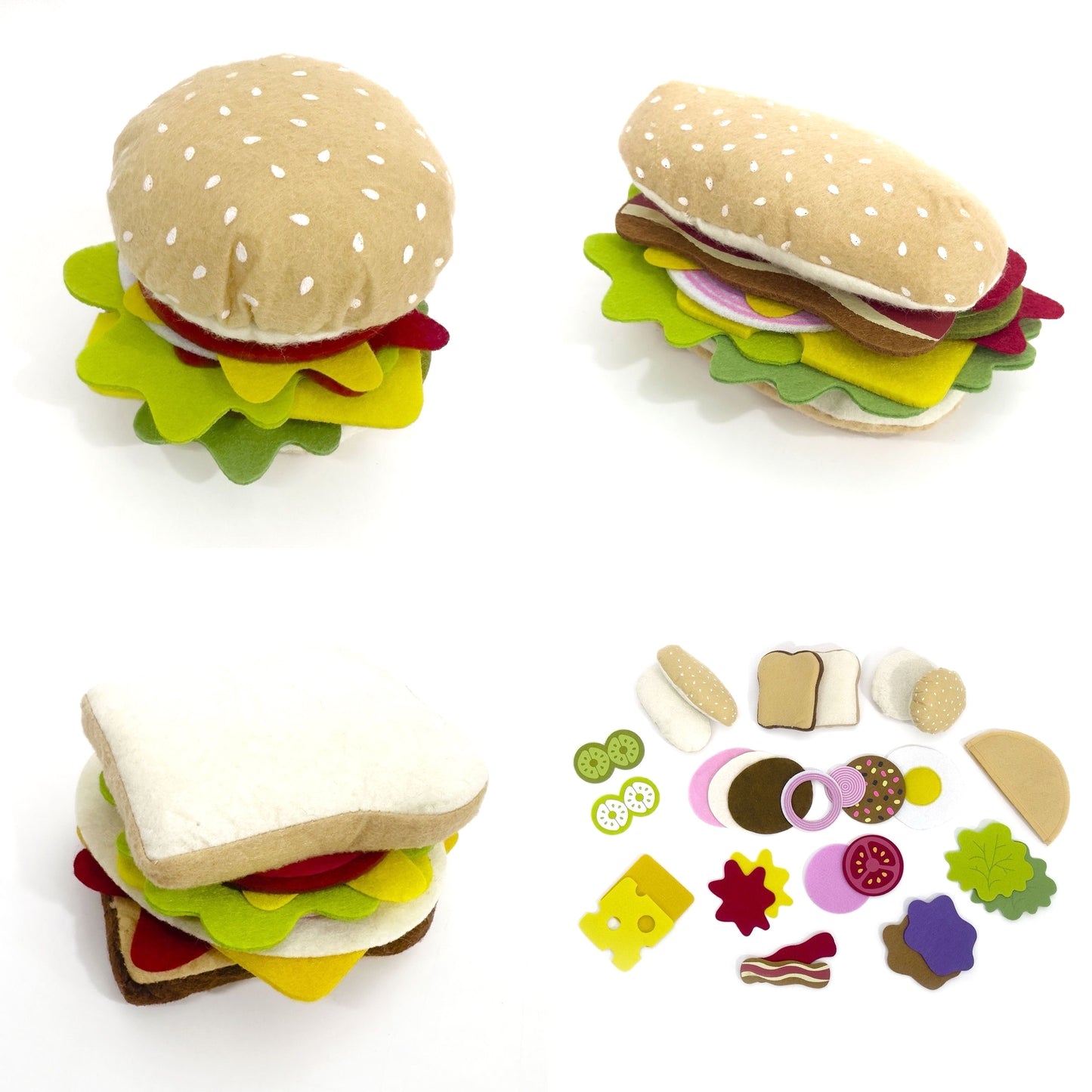 🥪𝐒𝐚𝐧𝐝𝐰𝐢𝐜𝐡 & 🌭𝐇𝐨𝐭-𝐃𝐨𝐠𝐬 𝐬𝐞𝐭 (𝟐𝟖𝐩𝐜𝐬)