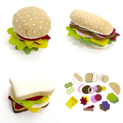 🥪𝐒𝐚𝐧𝐝𝐰𝐢𝐜𝐡 & 🌭𝐇𝐨𝐭-𝐃𝐨𝐠𝐬 𝐬𝐞𝐭 (𝟐𝟖𝐩𝐜𝐬)