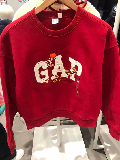 [現貨] 𝗚𝗮𝗽🧧親子裝新年刺繡衛衣 (𝗖𝗵𝗶𝗹𝗱)