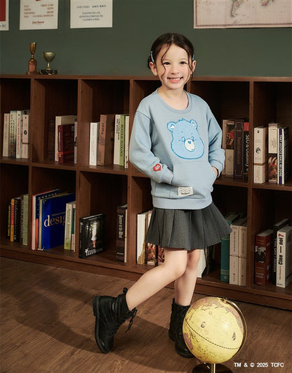 𝐂𝐚𝐫𝐞 𝐛𝐞𝐚𝐫🐻純棉毛圈衛衣(藍色熊)