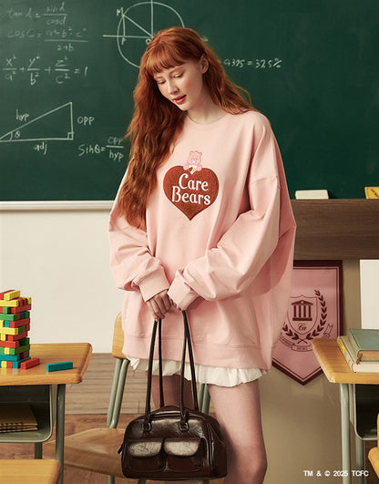 [親子裝] 🐻𝐂𝐚𝐫𝐞 𝐛𝐞𝐚𝐫愛心熊純棉毛圈衛衣