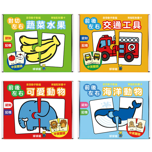 球球館🇹🇼 育智配對圖卡（全4款）