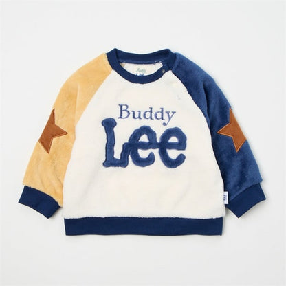 𝘽𝙪𝙙𝙙𝙮 𝙇𝙚𝙚🧸 - 毛毛衛衣(藍拼白色)