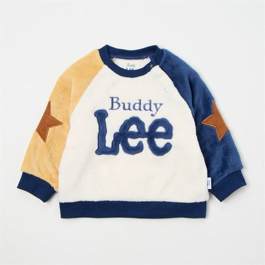 𝘽𝙪𝙙𝙙𝙮 𝙇𝙚𝙚🧸 - 毛毛衛衣(藍拼白色)