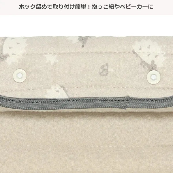 西松屋🇯🇵揹帶咬咬巾(刺蝟)