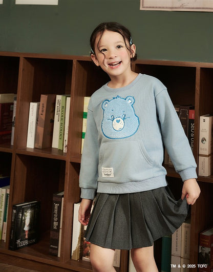 𝐂𝐚𝐫𝐞 𝐛𝐞𝐚𝐫🐻純棉毛圈衛衣(藍色熊)