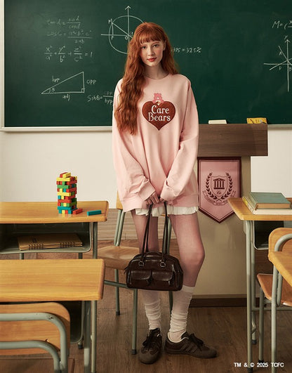 [親子裝] 🐻𝐂𝐚𝐫𝐞 𝐛𝐞𝐚𝐫愛心熊純棉毛圈衛衣