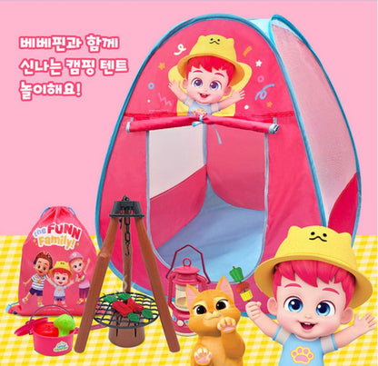 韓國直送🇰🇷 Bebefinn 快樂露營帳篷遊戲套裝