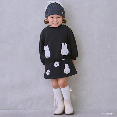 𝗣𝗲𝘁𝗶𝘁 𝗺𝗮𝗶𝗻🐰𝗠𝗶𝗳𝗳𝘆毛毛衞衣套裝(黑色上衣)