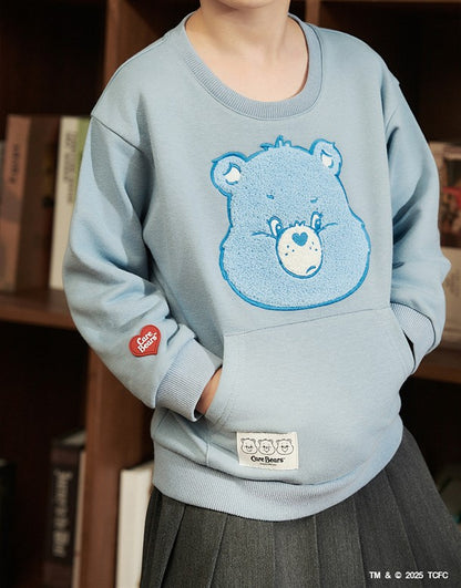 𝐂𝐚𝐫𝐞 𝐛𝐞𝐚𝐫🐻純棉毛圈衛衣(藍色熊)