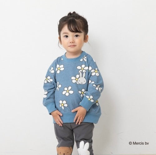 𝗠𝗶𝗳𝗳𝘆🐰印滿logo藍色純棉衛衣