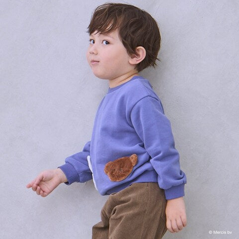 𝗣𝗲𝘁𝗶𝘁 𝗺𝗮𝗶𝗻🐰𝗠𝗶𝗳𝗳𝘆毛毛衞衣套裝(藍色上衣)